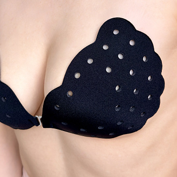 Бюст силикон. перф./ INVISIBLE BRA / (бежевый, B,)